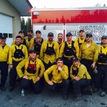 CES Captain Terry Bookey (front and center) with his crew