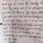 A letter of support written by one of the Peninsula's younger residents...